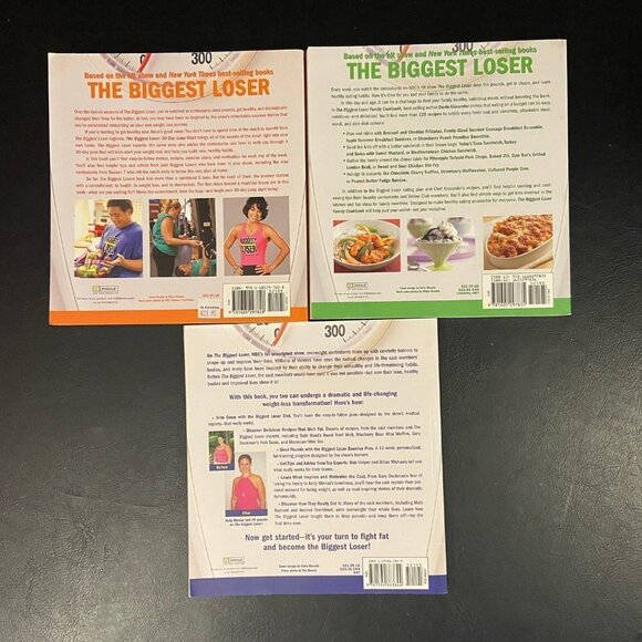 Lot of three Biggest Loser Weight Loss Cook Books - Picture 3 of 3